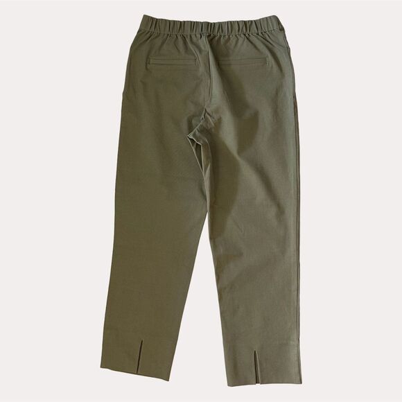 Isaac Mizrahi Live Crop Dress Pants Green 10 NWOT - Picture 3 of 7